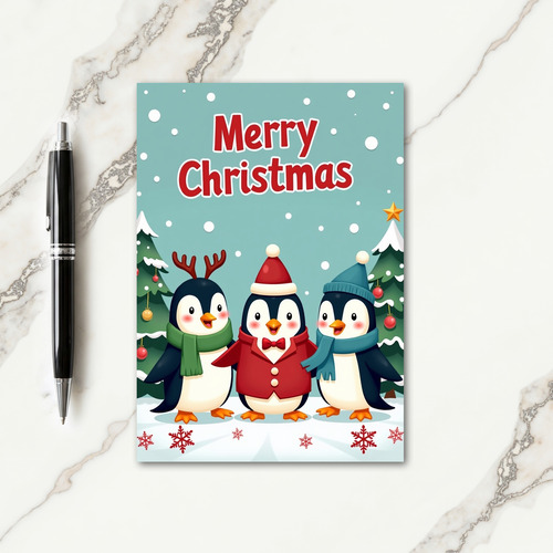 Charming Bird Christmas Card