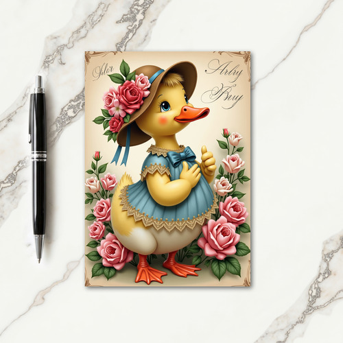 Charming Bird Friend Hello Card