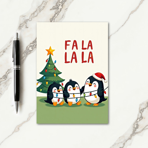 Charming Birds Christmas Card
