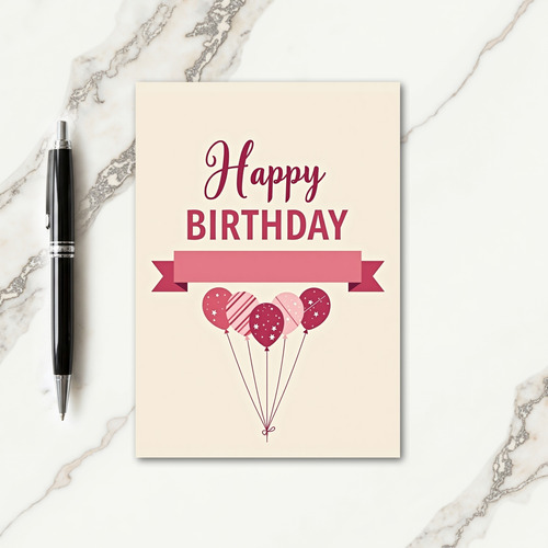 Charming Birthday Banner Card