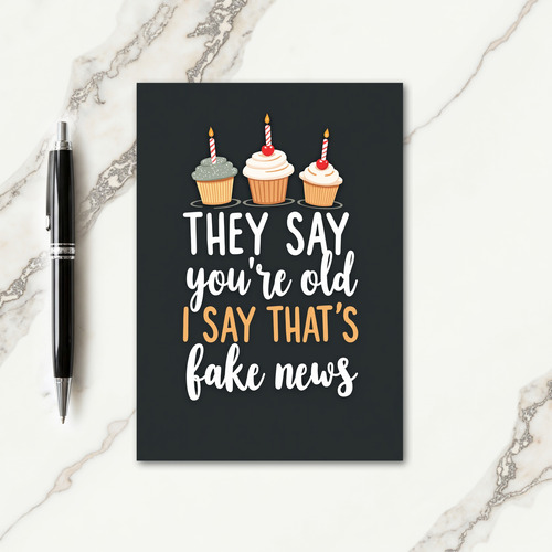 Charming Birthday Cupcake Card