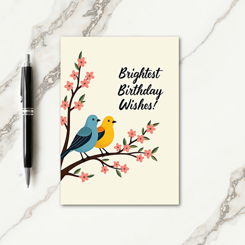 Charming Birthday Floral Art Card