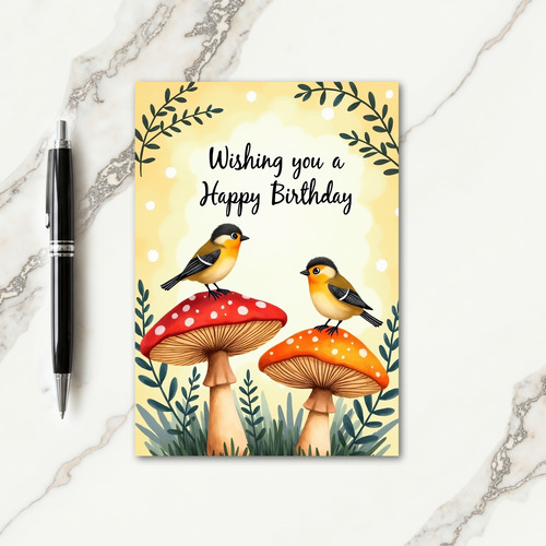 Charming Birthday Fungi Card