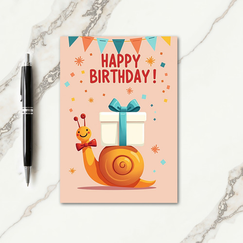 Charming Birthday Illustration Card