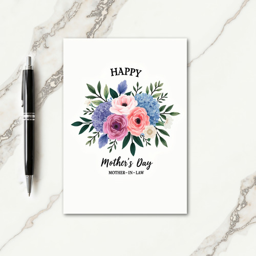 Charming Blooms Mothers Day Card