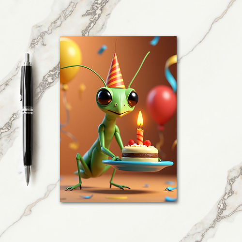 Charming Bug Birthday Card