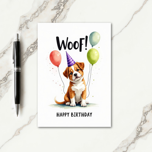 Charming Canine Art Card