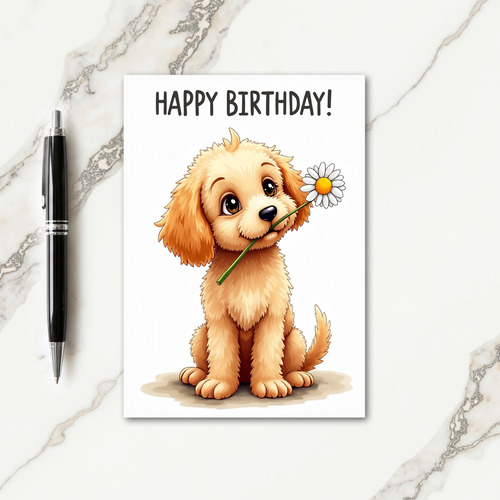 Charming Canine Birthday Card