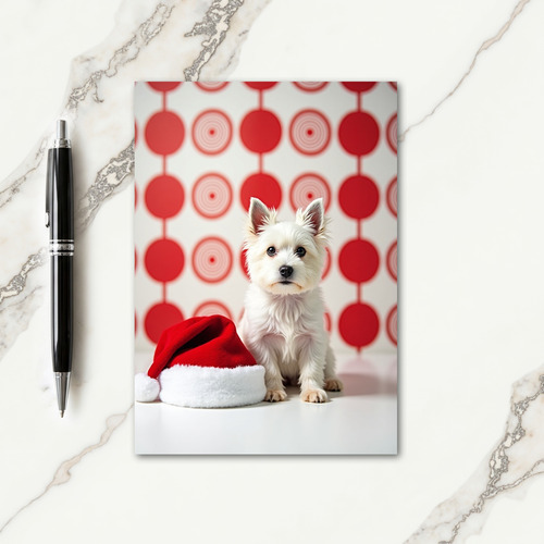 Charming Canine Christmas Card thumbnail