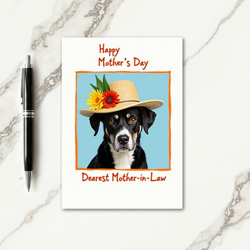 Charming Canine Mothers Day Card
