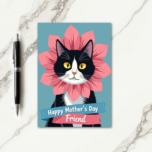 Charming Cat Mothers Day Card