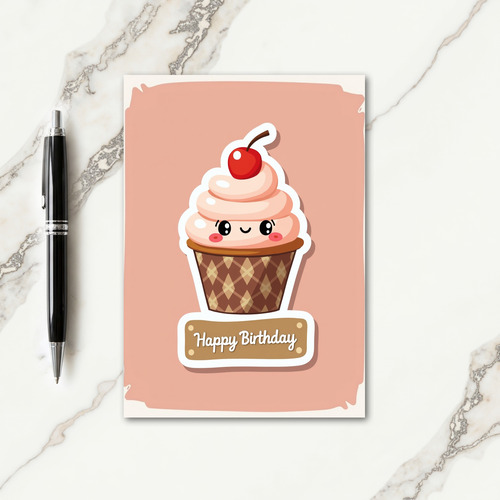 Charming Cherry Birthday Card