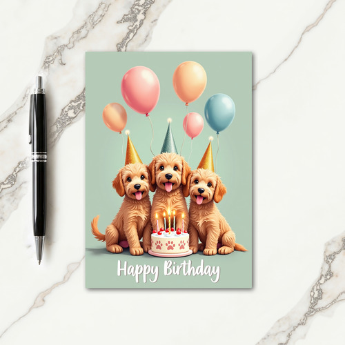 Charming Dog Birthday Card