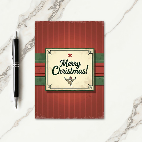Charming Evergreen Christmas Card