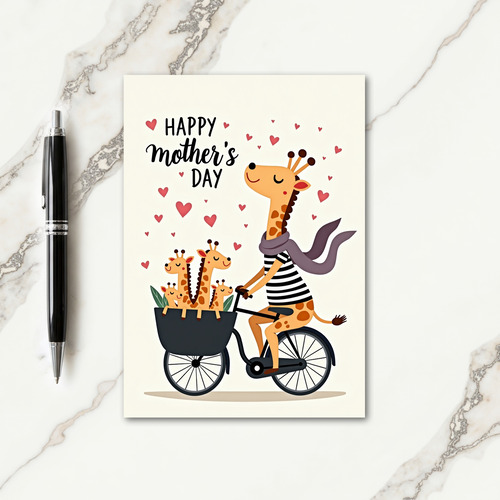 Charming Family Mothers Day Card