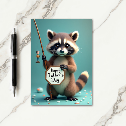 Charming Fathers Day Fishing Card