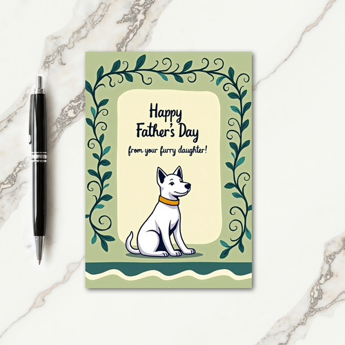 Charming Fathers Day Friend Card