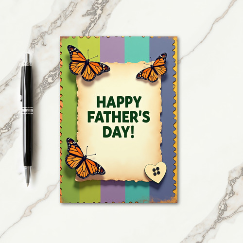 Charming Fathers Day Image Card