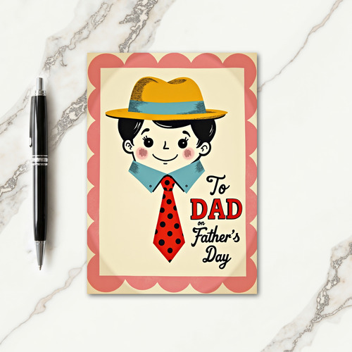 Charming Fathers Day Man Card