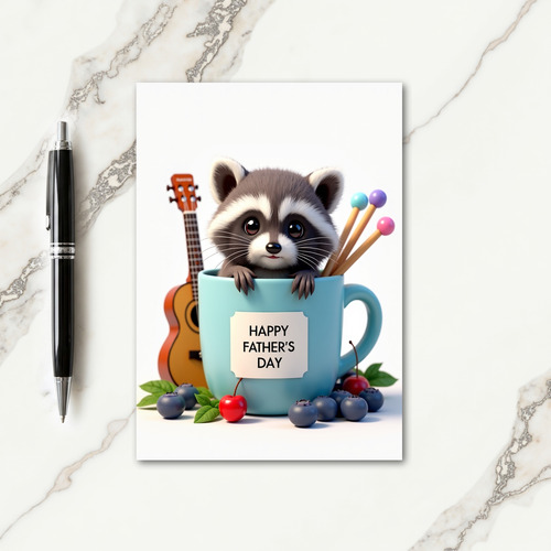 Charming Fathers Day Mug Card