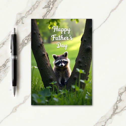 Charming Forest Fathers Day Card