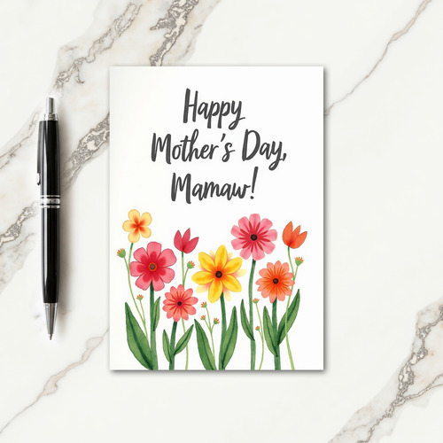 Charming Garden Mothers Day Card