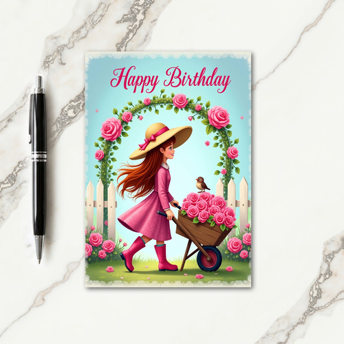 Charming Hat Birthday Card