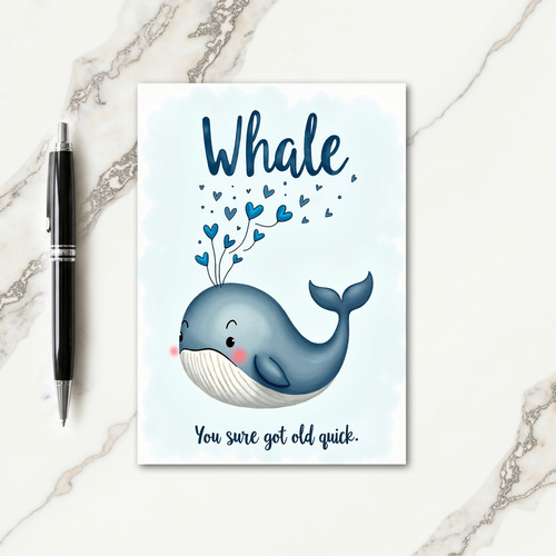 Charming Heart Plume Birthday Card
