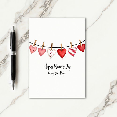 Charming Hearts Mothers Day Card