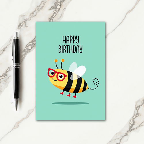 Charming Insect Birthday Card