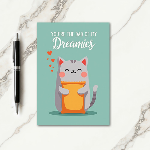 Charming Kitty Fathers Day Card
