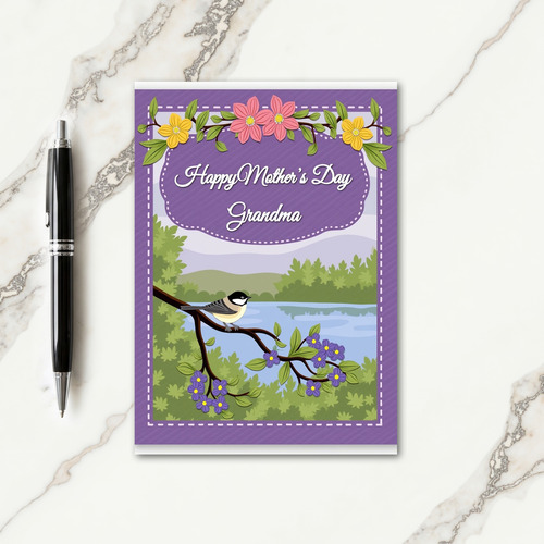 Charming Moms Day Blossom Card