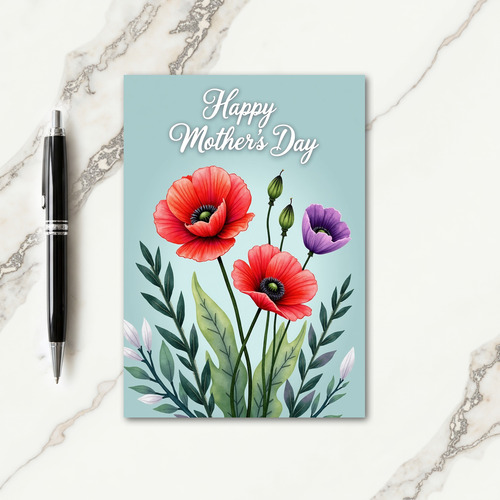 Charming Moms Day Floral Card