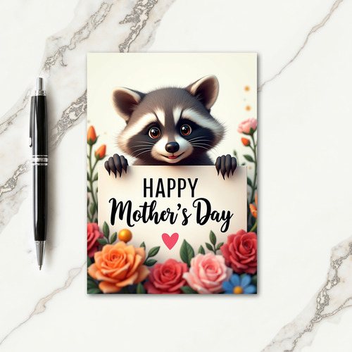 Charming Mothers Day Animal Card