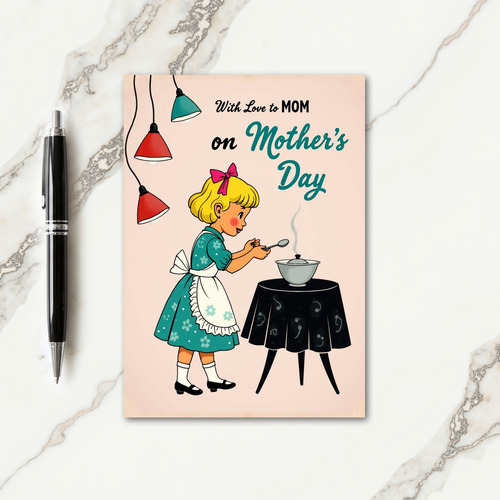 Charming Mothers Day Bake Card