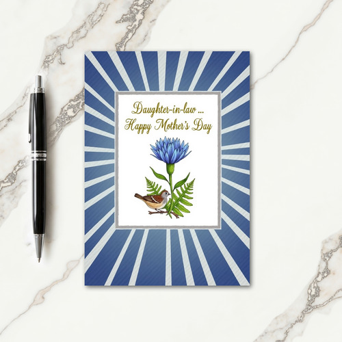 Charming Mothers Day Bird Card