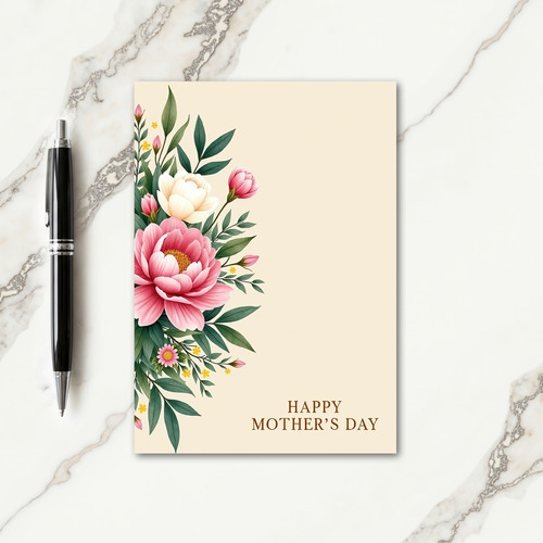 Charming Mothers Day Bouquet Card