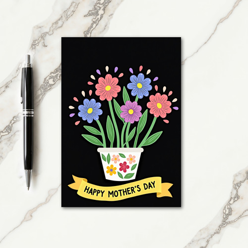 Charming Mothers Day Floral Card
