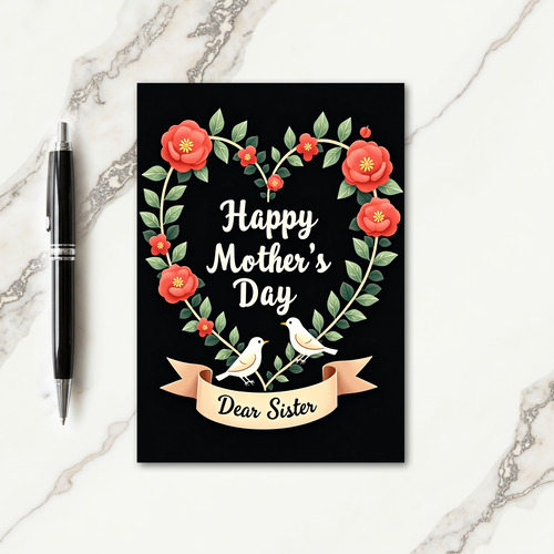 Charming Mothers Day Foliage Card