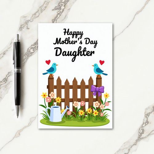 Charming Mothers Day Garden Card