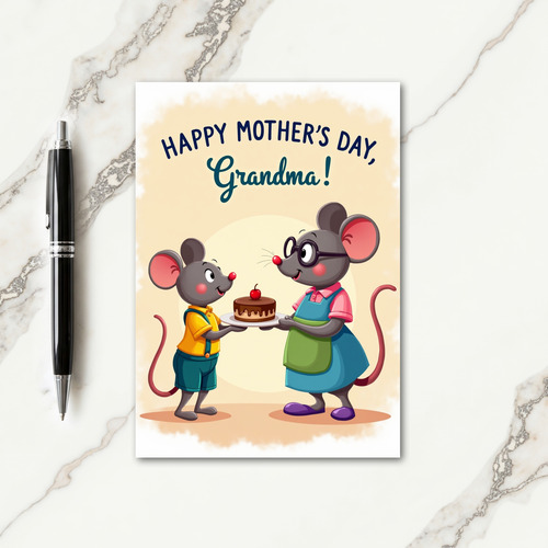 Charming Mothers Day Treat Card