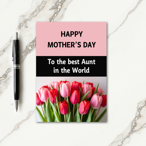 Charming Mothers Day Tulips Card