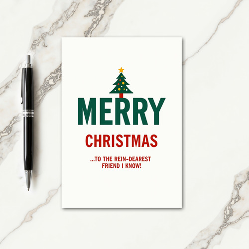 Charming Ornaments Christmas Card