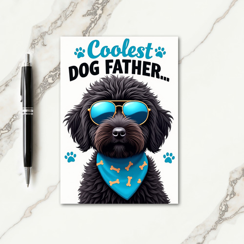 Charming Pet Father Tribute Card