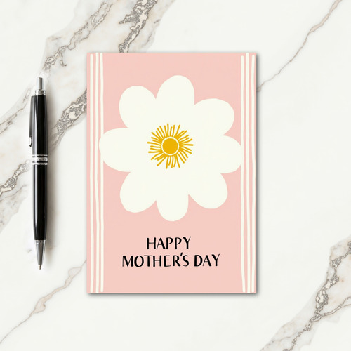 Charming Pink Mothers Day Card