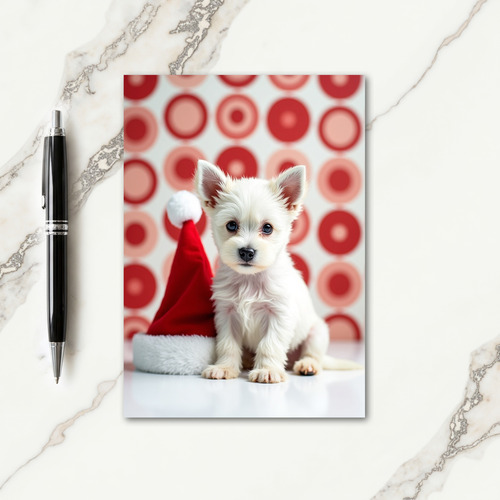 Charming Pup Christmas Card thumbnail