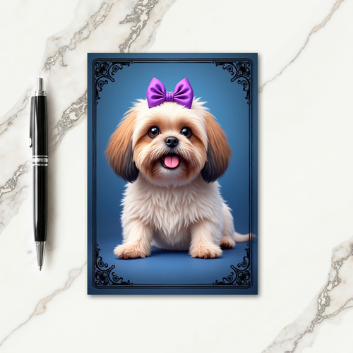 Charming Pup Portrait Card