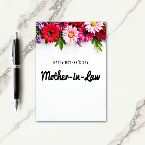 Charming Purple Mothers Day Card