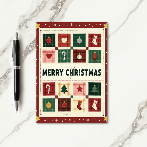 Charming Quilt Christmas Card