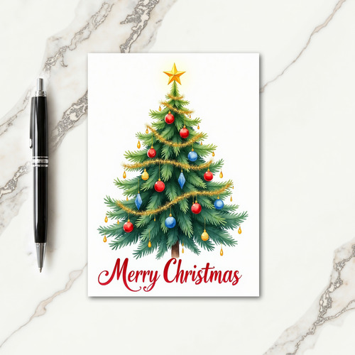 Charming Tree Christmas Card